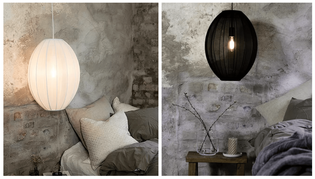 Lampa wisząca w sypialni Aran